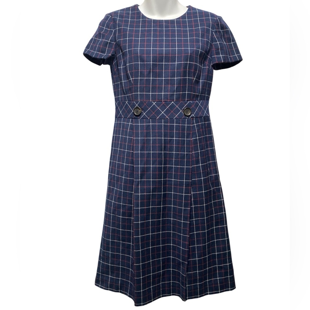 Brooks Brothers Plaid Wool Dress